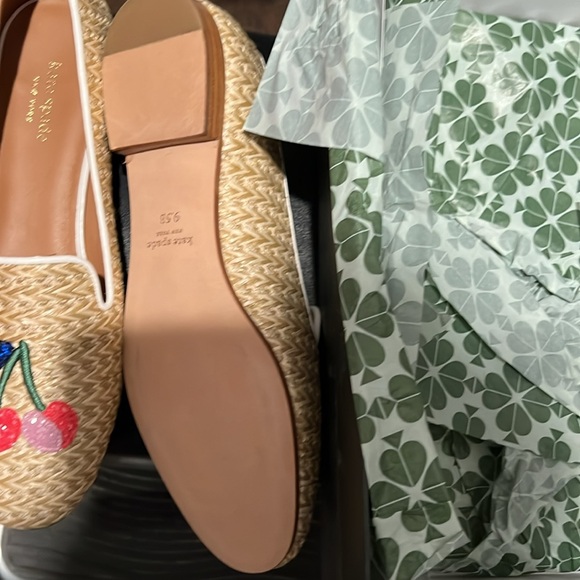 Kate Spade  Loafers  left says Mon Cheri right has 4, cherries - Picture 4 of 11